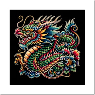 Japanese Dragon Posters and Art